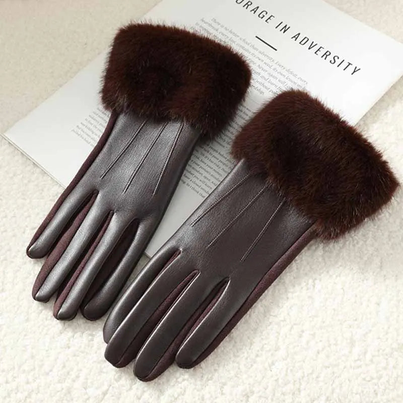 St. Claire | Faux Fur Trimmed Gloves