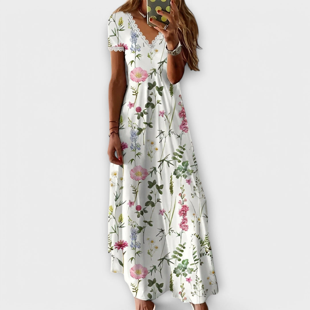 Alma - Elegant, stylish floral dress