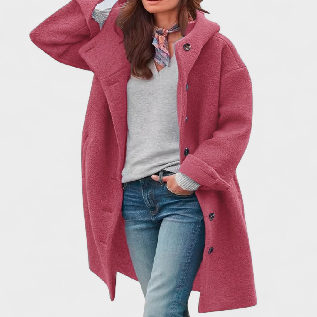Ella | Comfortable Mid-Length Coat for Everyday Wear