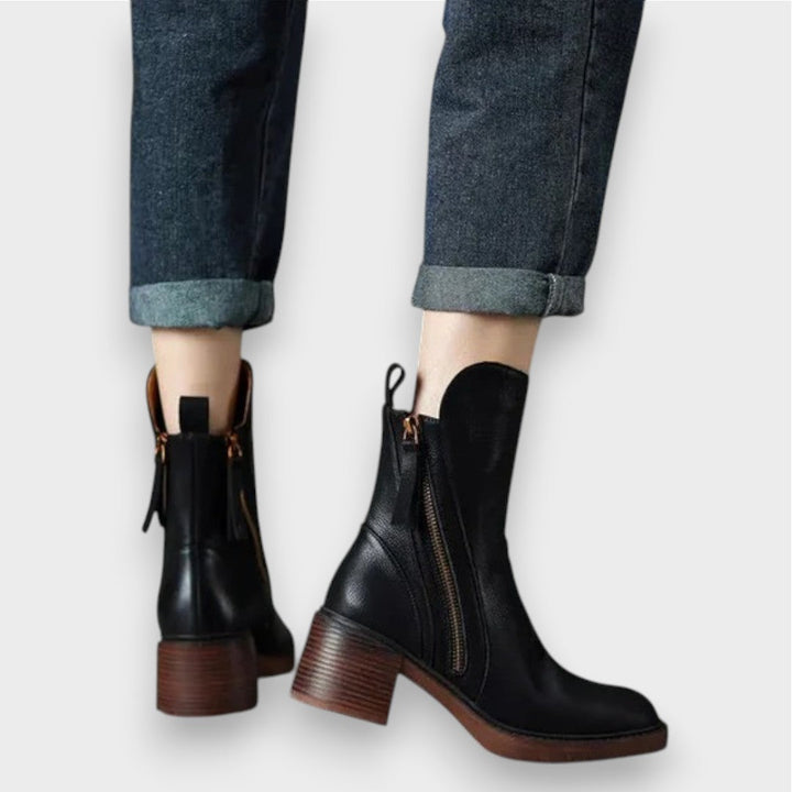 Klara | Leather Ankle Boots