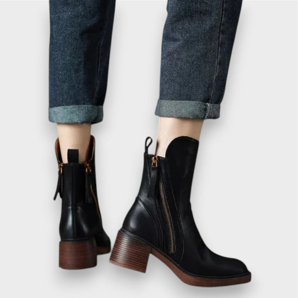 Klara | Leather Ankle Boots