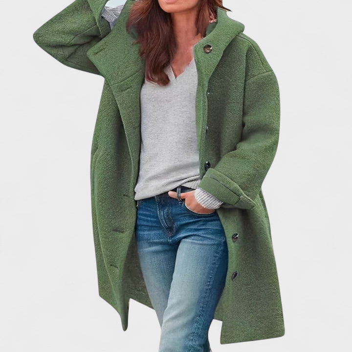 Ella | Comfortable Mid-Length Coat for Everyday Wear