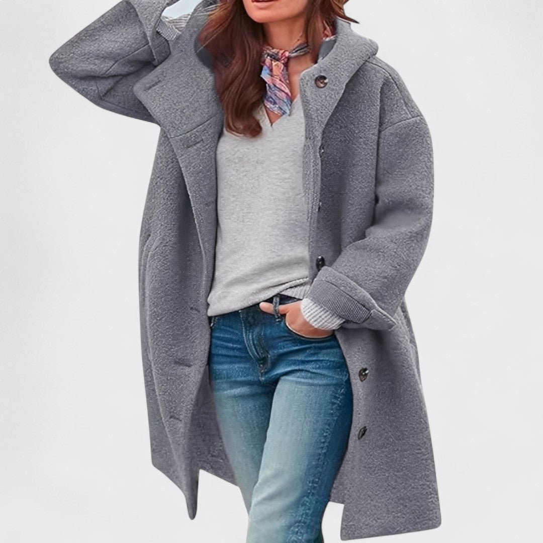 Ella | Comfortable Mid-Length Coat for Everyday Wear