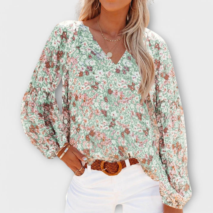 Remi - Long-Sleeved Women's Blouse