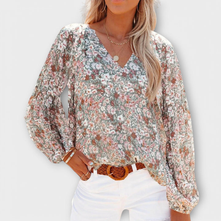 Remi - Long-Sleeved Women's Blouse