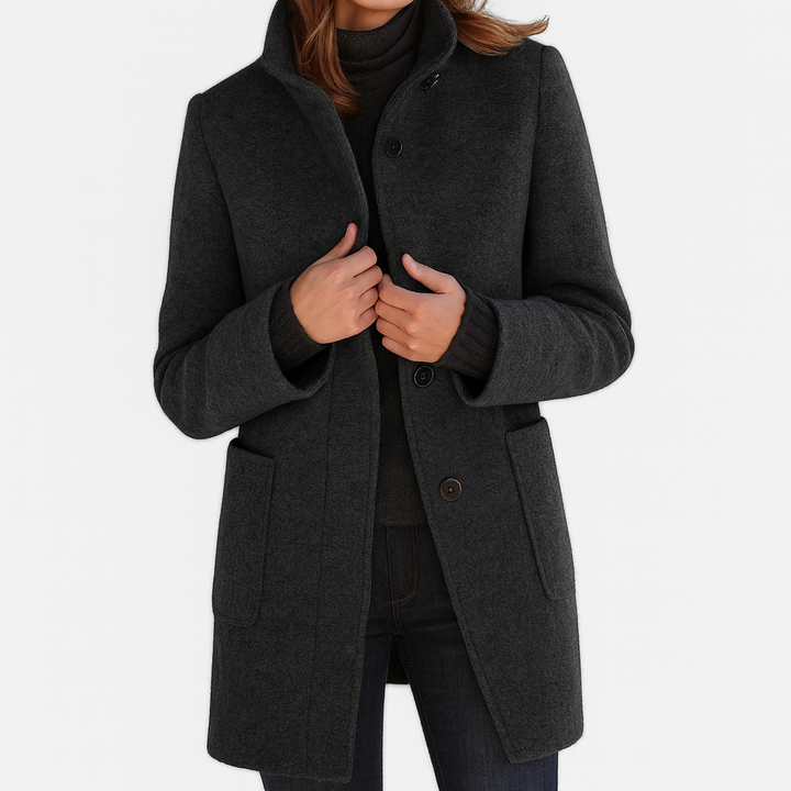 Dove | High-quality wool blend coat