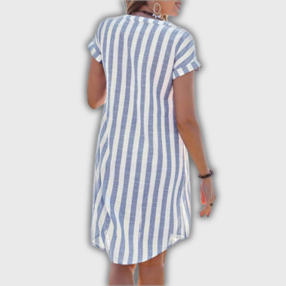 Luisa – Striped Midi Dress