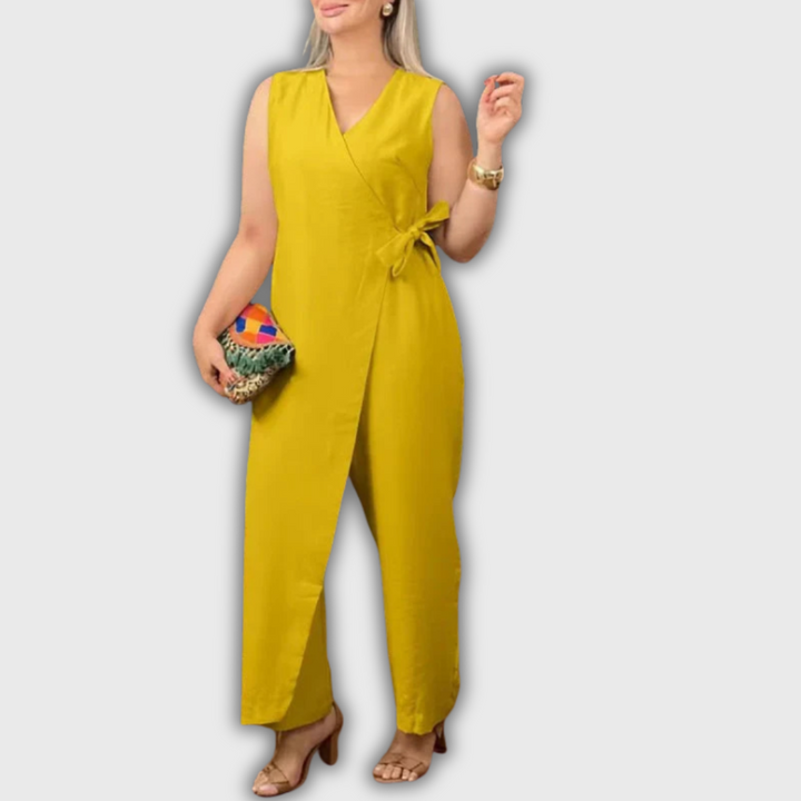 Inès - Elegant Jumpsuit with V-Neck