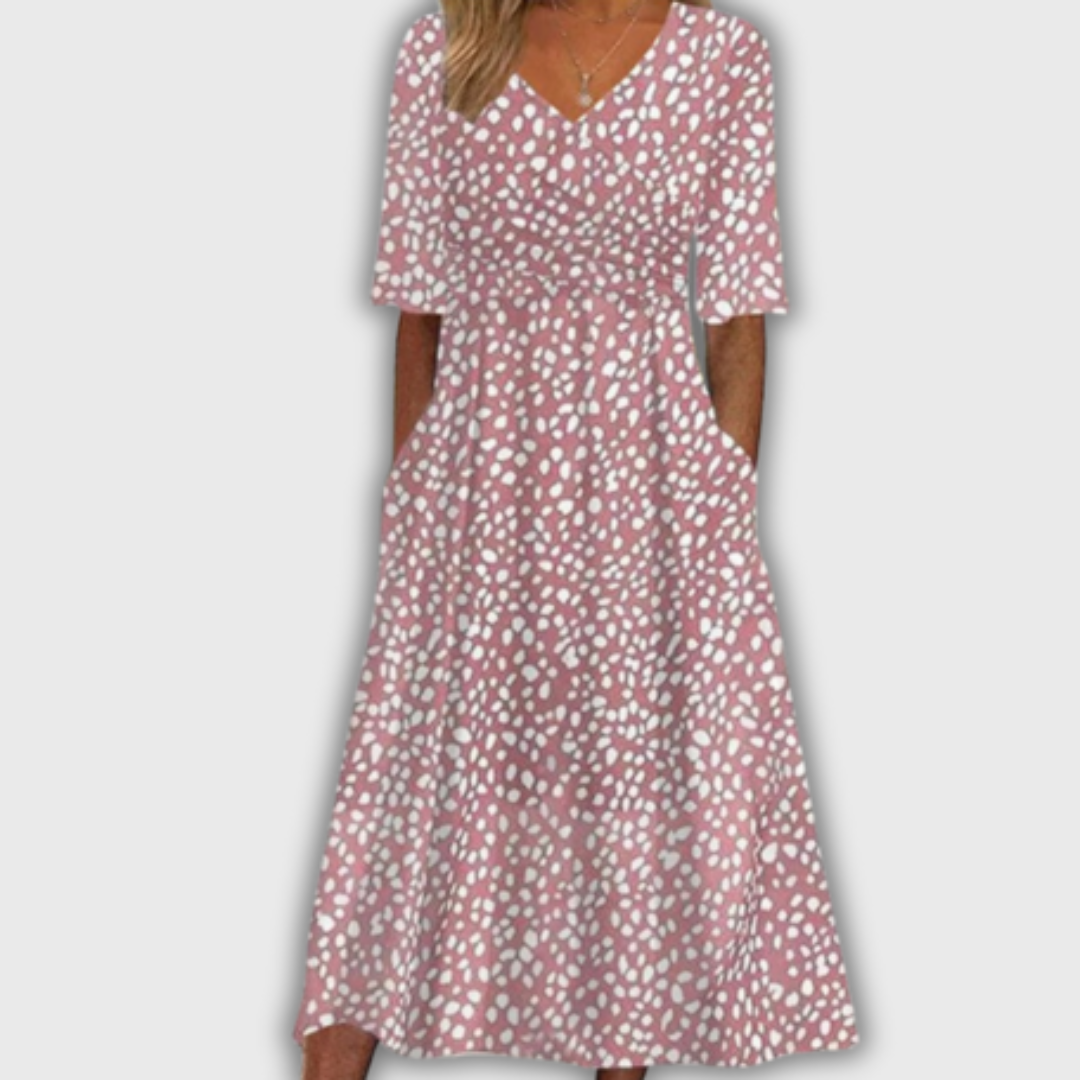Colette – Polka-Dot Midi Dress