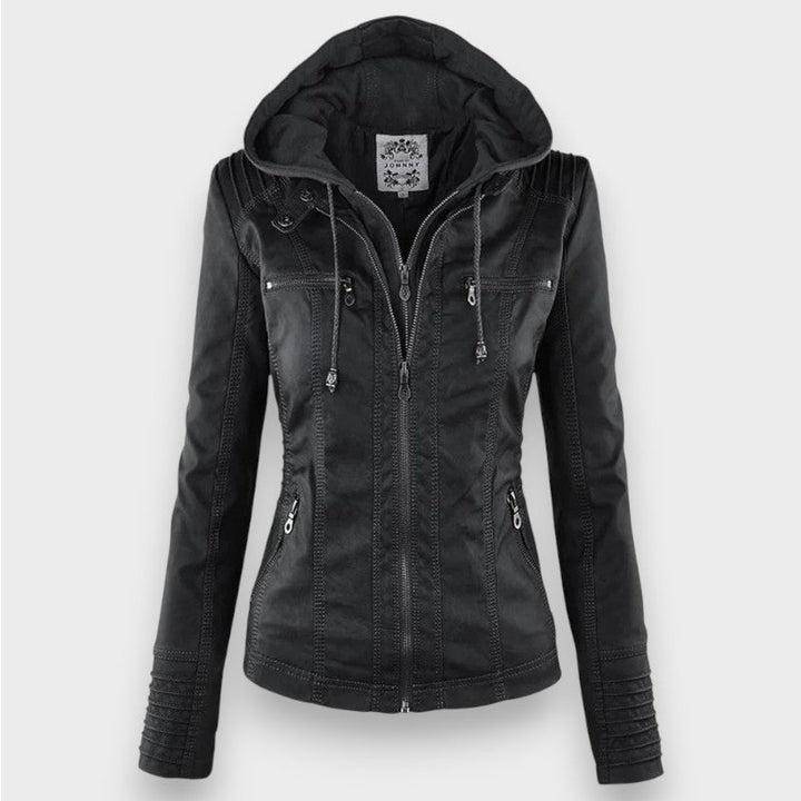 Leni | Leather Biker Jacket