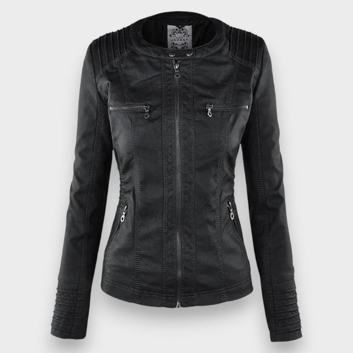 Leni | Leather Biker Jacket